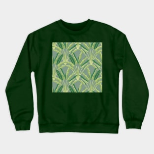 Sage Green Travellers Palm Crewneck Sweatshirt